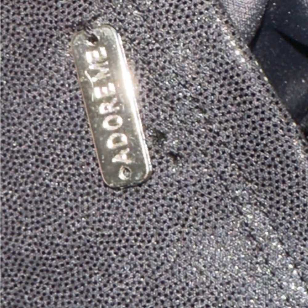 Adore Me Black Shimmer Fabric XS‎ - Picture 2 of 6